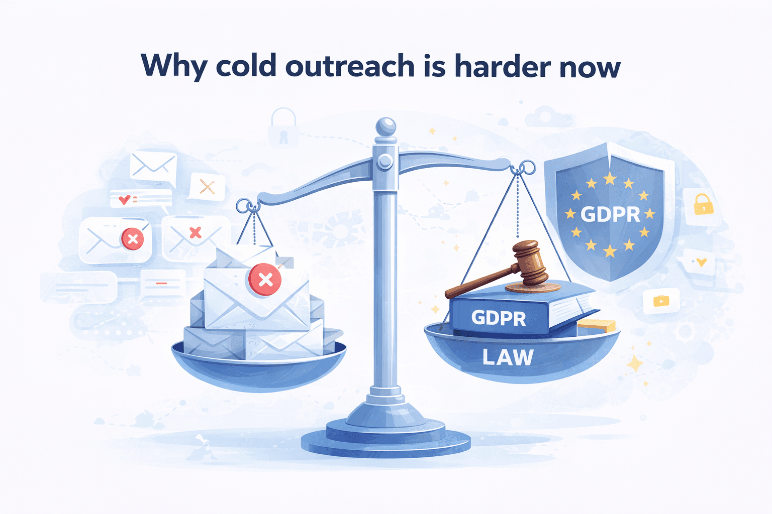 Why cold outreach is harder visual